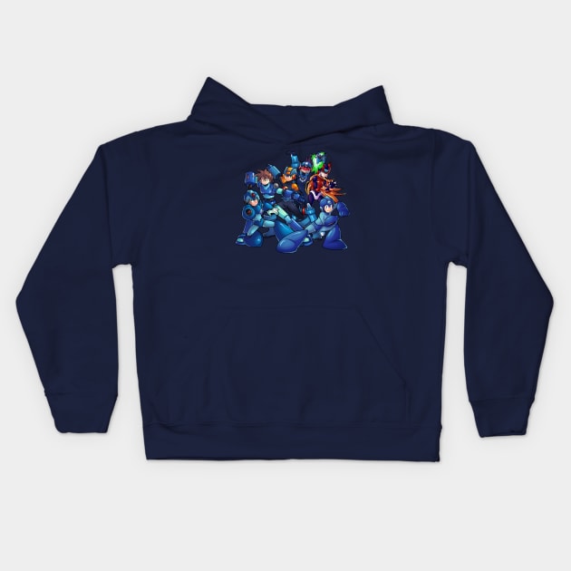 METAL HERO ROCKMAN Kids Hoodie by IanDimas